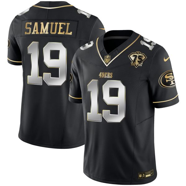 Youth's 49ers 2023 Vapor Gold Limited Jersey - All Stitched - Image 22