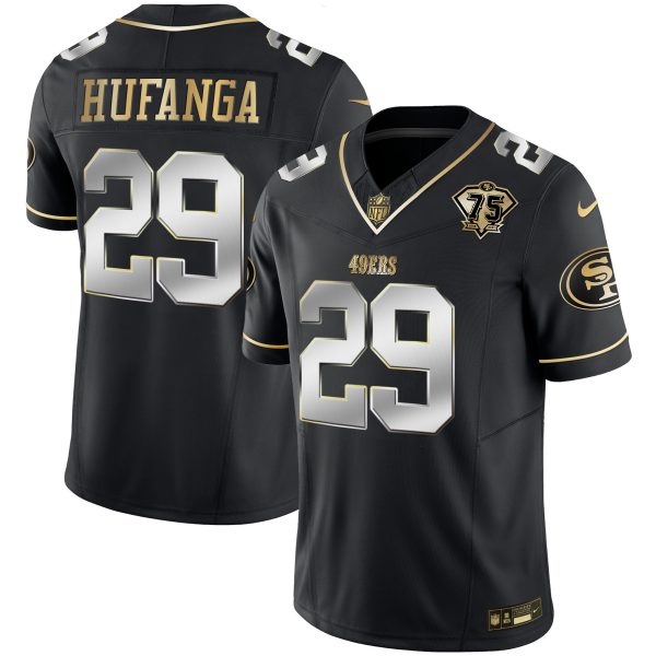 Youth's 49ers 2023 Vapor Gold Limited Jersey - All Stitched - Image 30