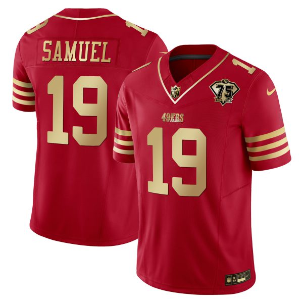 Youth's 49ers 2023 Vapor Gold Limited Jersey - All Stitched - Image 32
