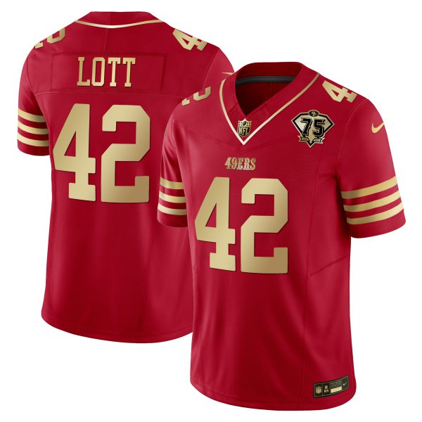 Youth's 49ers 2023 Vapor Gold Limited Jersey - All Stitched - Image 39