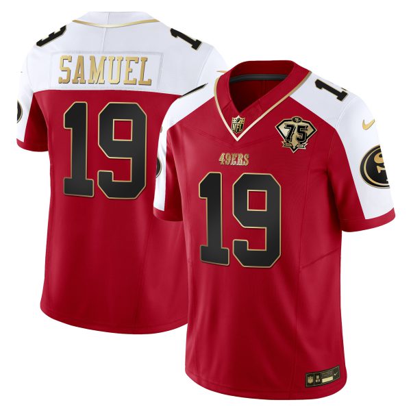 Youth's 49ers 2023 Vapor Gold Limited Jersey - All Stitched - Image 42