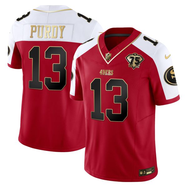 Youth's 49ers 2023 Vapor Gold Limited Jersey - All Stitched - Image 43