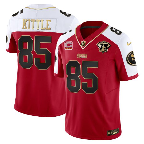 Youth's 49ers 2023 Vapor Gold Limited Jersey - All Stitched - Image 44