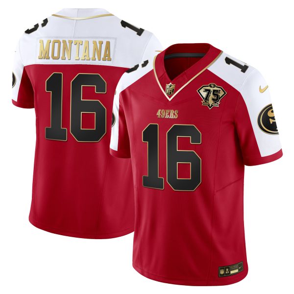 Youth's 49ers 2023 Vapor Gold Limited Jersey - All Stitched - Image 48