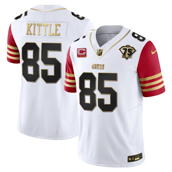 Youth's 49ers 2023 Vapor Gold Limited Jersey - All Stitched - Image 54