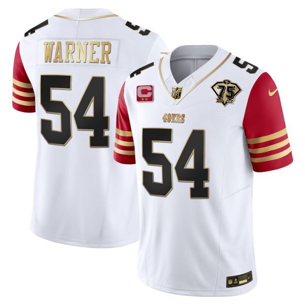 Youth's 49ers 2023 Vapor Gold Limited Jersey - All Stitched - Image 55