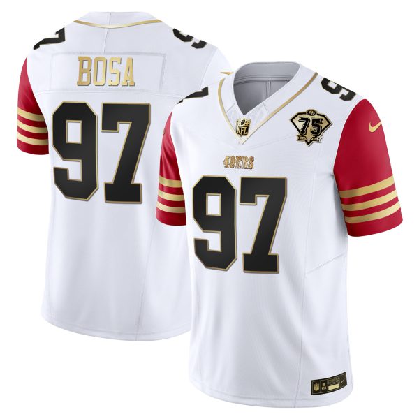 Youth's 49ers 2023 Vapor Gold Limited Jersey - All Stitched - Image 57