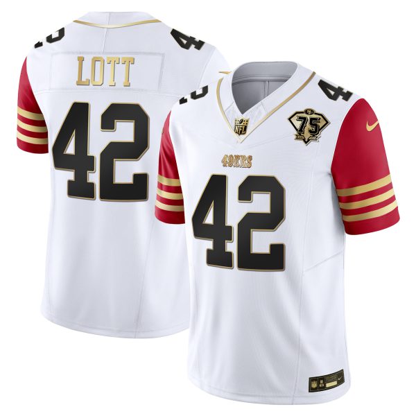 Youth's 49ers 2023 Vapor Gold Limited Jersey - All Stitched - Image 59