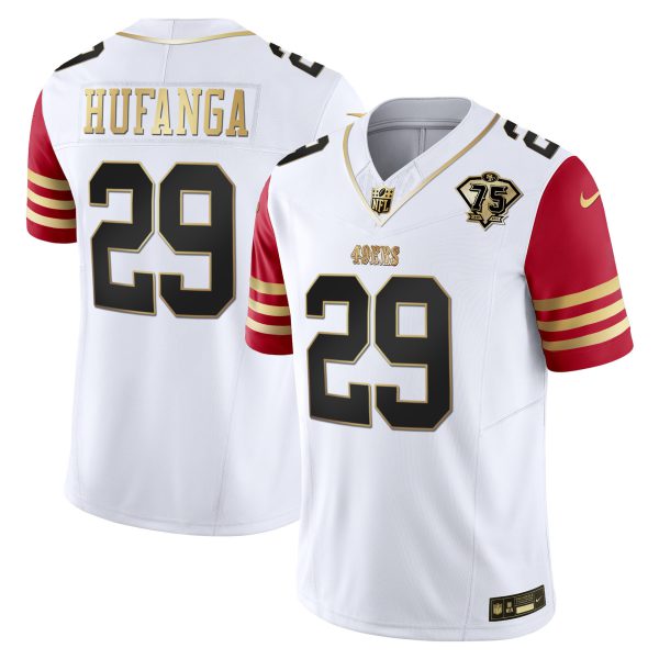 Youth's 49ers 2023 Vapor Gold Limited Jersey - All Stitched - Image 60