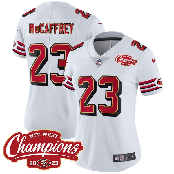 Women's 49ers Throwback NFC West Champions Patch Vapor Jersey - All Stitched - Image 11