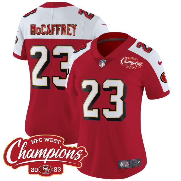 Women's 49ers Throwback NFC West Champions Patch Vapor Jersey - All Stitched - Image 31