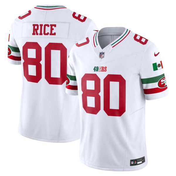 Youth's 49ers Mexico Vapor Jersey V2 - All Stitched - Image 6