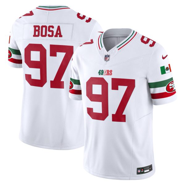 Youth's 49ers Mexico Vapor Jersey V2 - All Stitched - Image 7