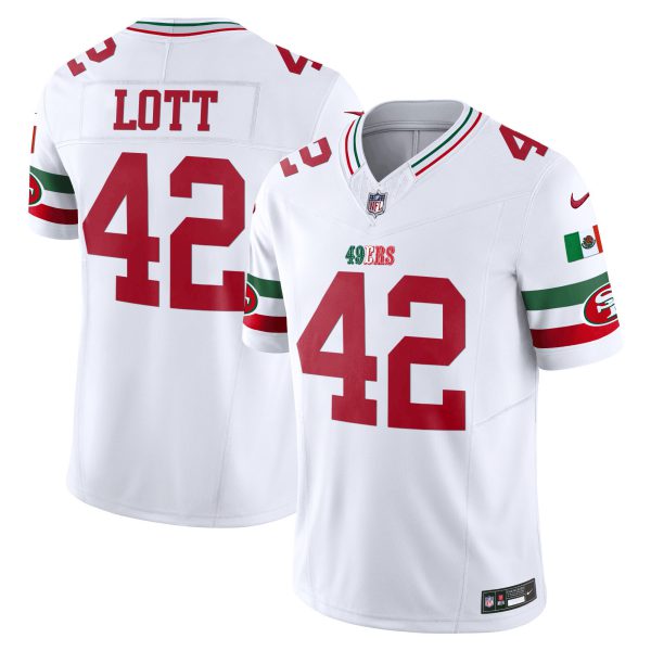 Youth's 49ers Mexico Vapor Jersey V2 - All Stitched - Image 9
