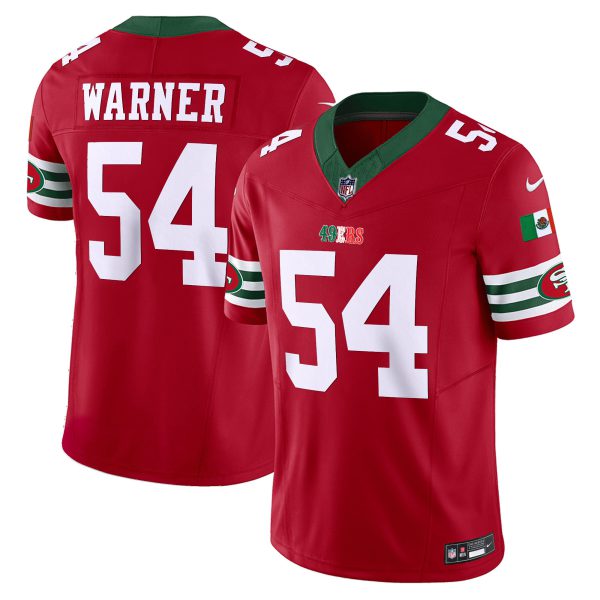 Youth's 49ers Mexico Vapor Jersey V2 - All Stitched - Image 11