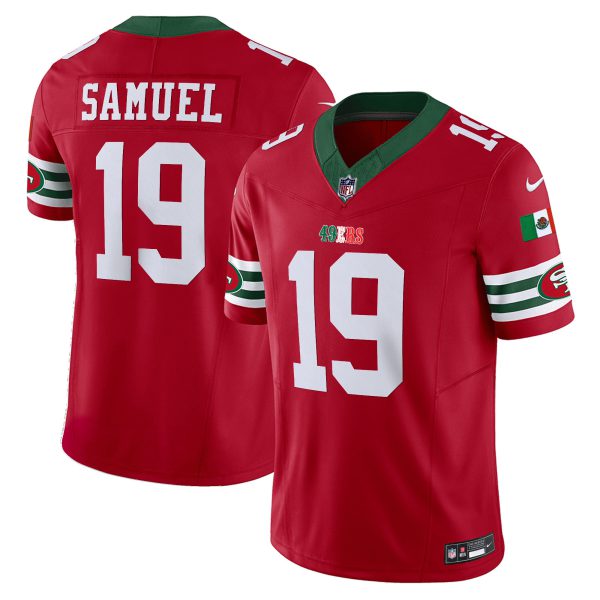 Youth's 49ers Mexico Vapor Jersey V2 - All Stitched - Image 13