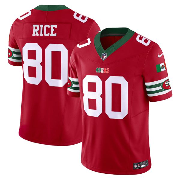 Youth's 49ers Mexico Vapor Jersey V2 - All Stitched - Image 16