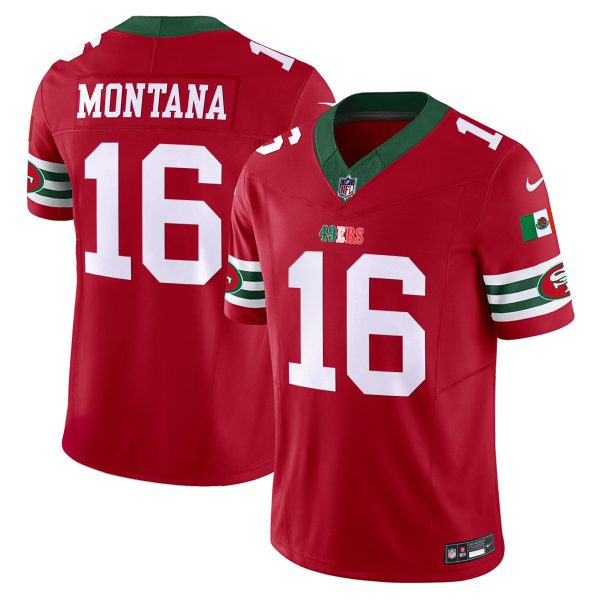 Youth's 49ers Mexico Vapor Jersey V2 - All Stitched - Image 18
