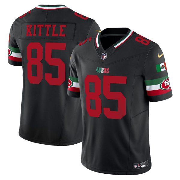 Youth's 49ers Mexico Vapor Jersey V2 - All Stitched - Image 25