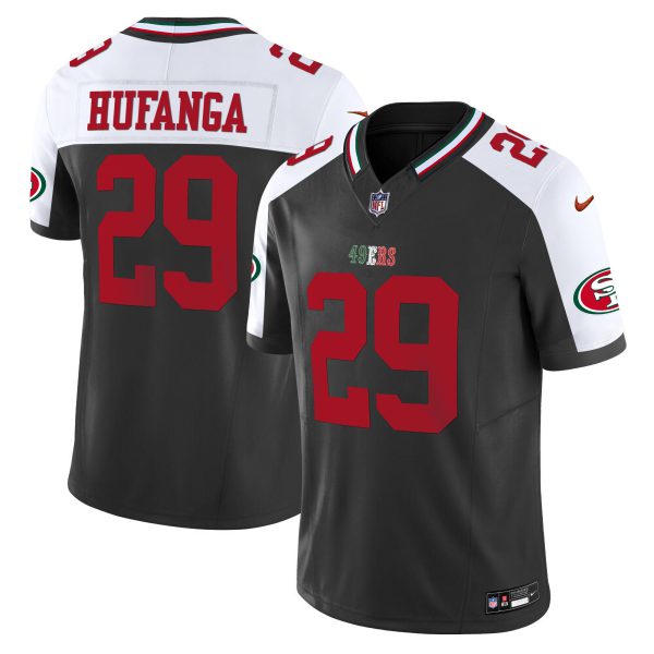 Youth's 49ers Mexico Vapor Jersey V2 - All Stitched - Image 40