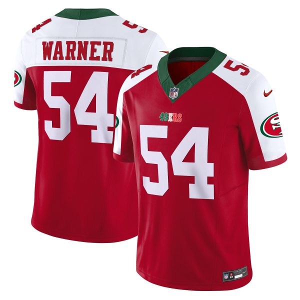 Youth's 49ers Mexico Vapor Jersey V2 - All Stitched - Image 41