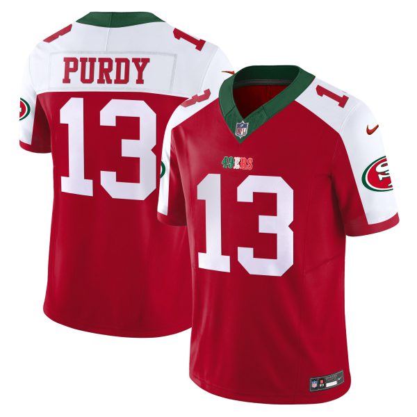 Youth's 49ers Mexico Vapor Jersey V2 - All Stitched - Image 44