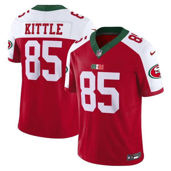 Youth's 49ers Mexico Vapor Jersey V2 - All Stitched - Image 45