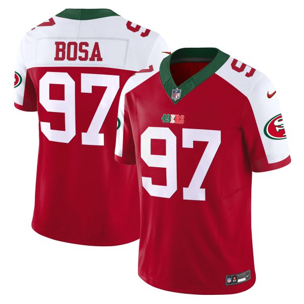 Youth's 49ers Mexico Vapor Jersey V2 - All Stitched - Image 47