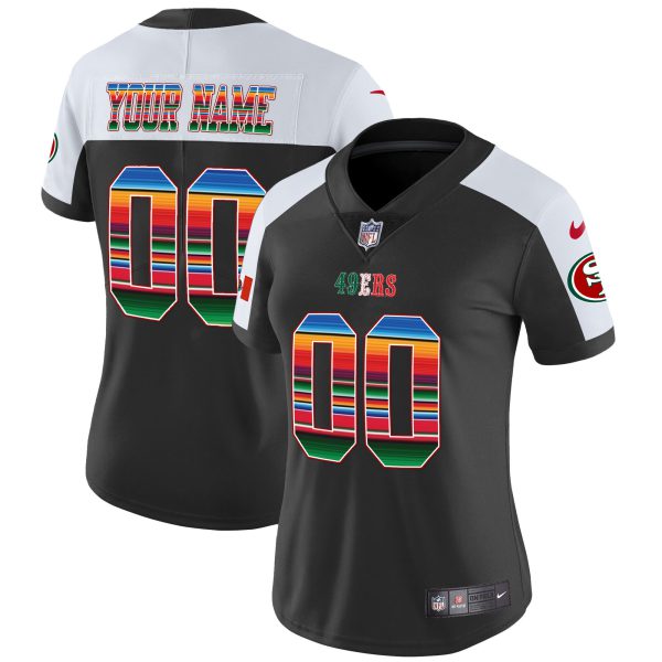 49ers Mexico Vapor Custom Jersey V3 - All Stitched - Image 9