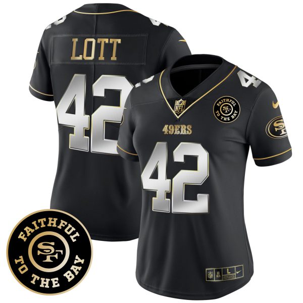 Women's 49ers Faithful To The Bay Patch Vapor Limited Jersey - All Stitched - Image 39