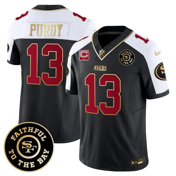 Youth's 49ers Faithful To The Bay Patch Vapor Limited Jersey - All Stitched - Image 3