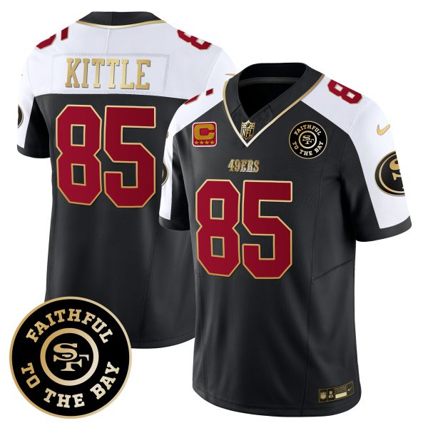 Youth's 49ers Faithful To The Bay Patch Vapor Limited Jersey - All Stitched - Image 4