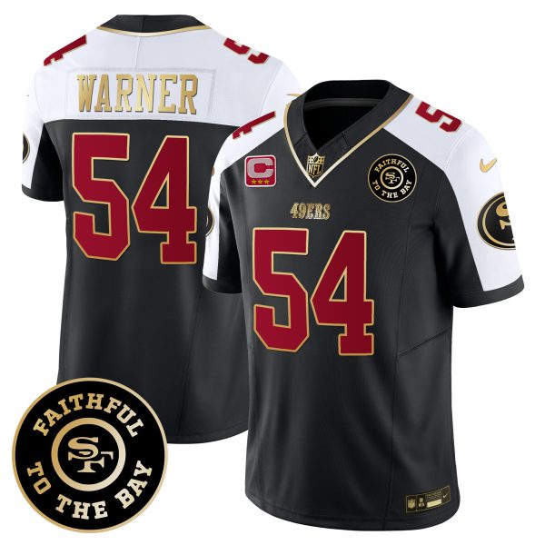 Youth's 49ers Faithful To The Bay Patch Vapor Limited Jersey - All Stitched - Image 5