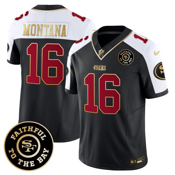 Youth's 49ers Faithful To The Bay Patch Vapor Limited Jersey - All Stitched - Image 8