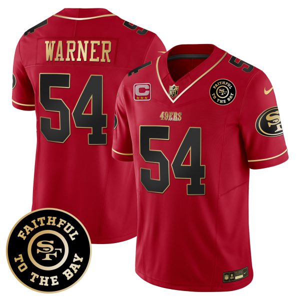 Youth's 49ers Faithful To The Bay Patch Vapor Limited Jersey - All Stitched - Image 25