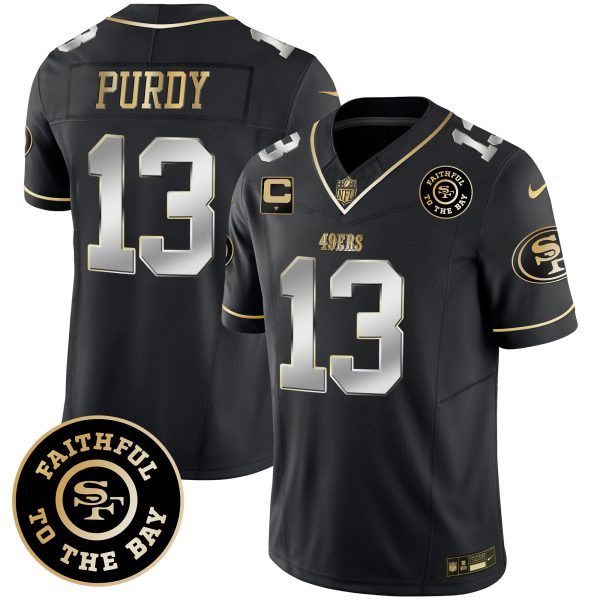 Youth's 49ers Faithful To The Bay Patch Vapor Limited Jersey - All Stitched - Image 33