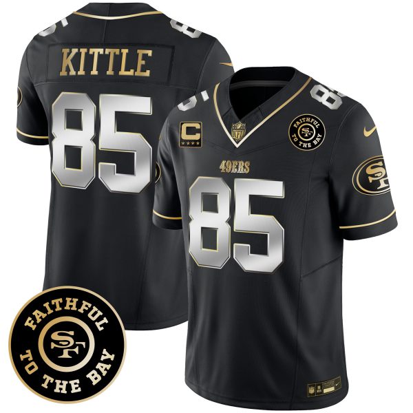 Youth's 49ers Faithful To The Bay Patch Vapor Limited Jersey - All Stitched - Image 34