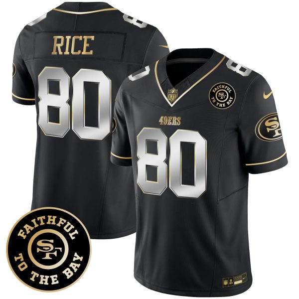 Youth's 49ers Faithful To The Bay Patch Vapor Limited Jersey - All Stitched - Image 36