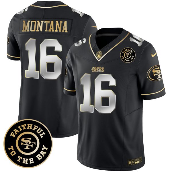 Youth's 49ers Faithful To The Bay Patch Vapor Limited Jersey - All Stitched - Image 38