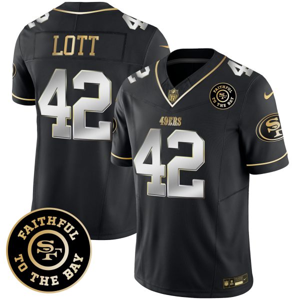 Youth's 49ers Faithful To The Bay Patch Vapor Limited Jersey - All Stitched - Image 39