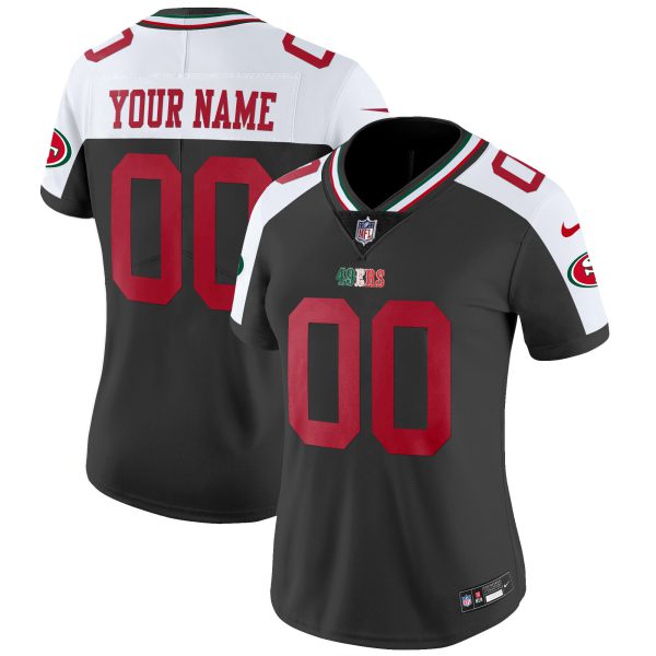 49ers Mexico Vapor Custom Jersey V2 - All Stitched - Image 9