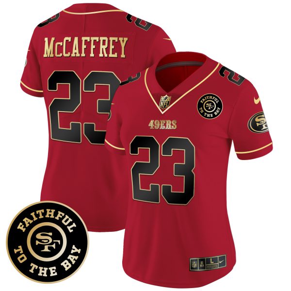 Women's 49ers Faithful To The Bay Patch Vapor Limited Jersey V7 - All Stitched - Image 21
