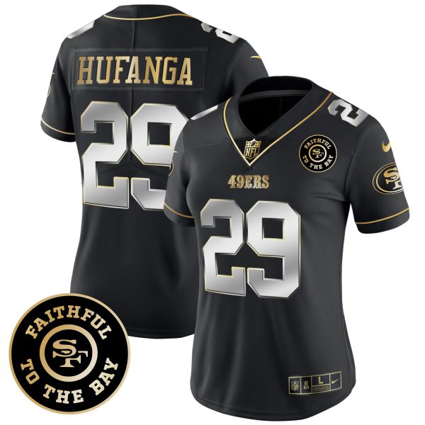 Women's 49ers Faithful To The Bay Patch Vapor Limited Jersey V7 - All Stitched - Image 40