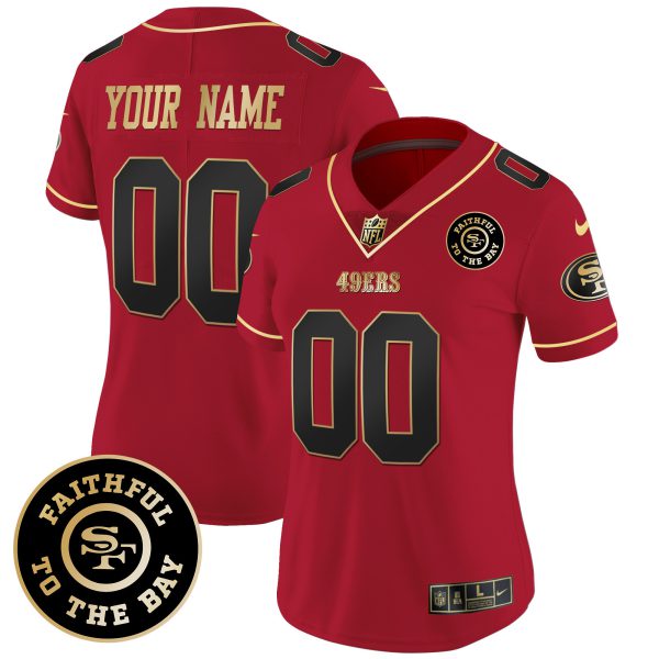 49ers Faithful To The Bay Patch Vapor Limited Custom Jersey - All Stitched - Image 10