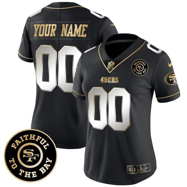 49ers Faithful To The Bay Patch Vapor Limited Custom Jersey - All Stitched - Image 11