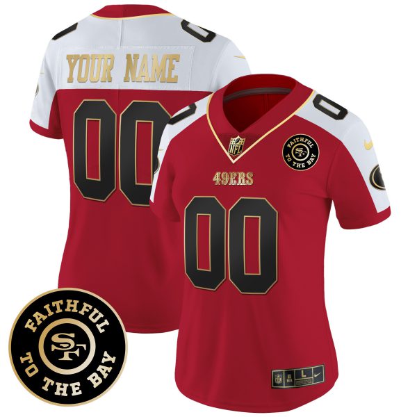 49ers Faithful To The Bay Patch Vapor Limited Custom Jersey - All Stitched - Image 12