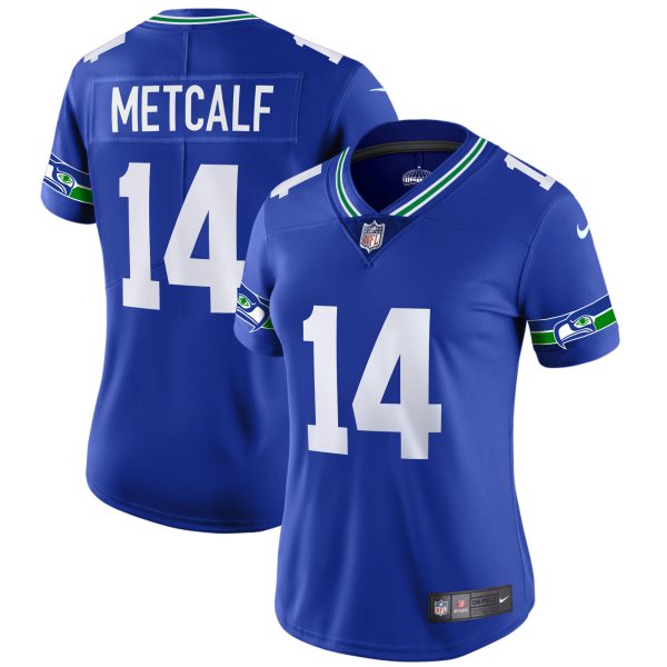 Women's Seahawks Throwback & Gold Jersey - All Stitched - Image 4