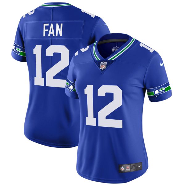 Women's Seahawks Throwback & Gold Jersey - All Stitched - Image 7