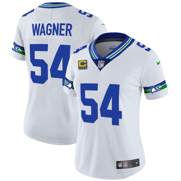 Women's Seahawks Throwback & Gold Jersey - All Stitched - Image 9