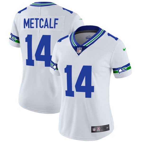 Women's Seahawks Throwback & Gold Jersey - All Stitched - Image 11